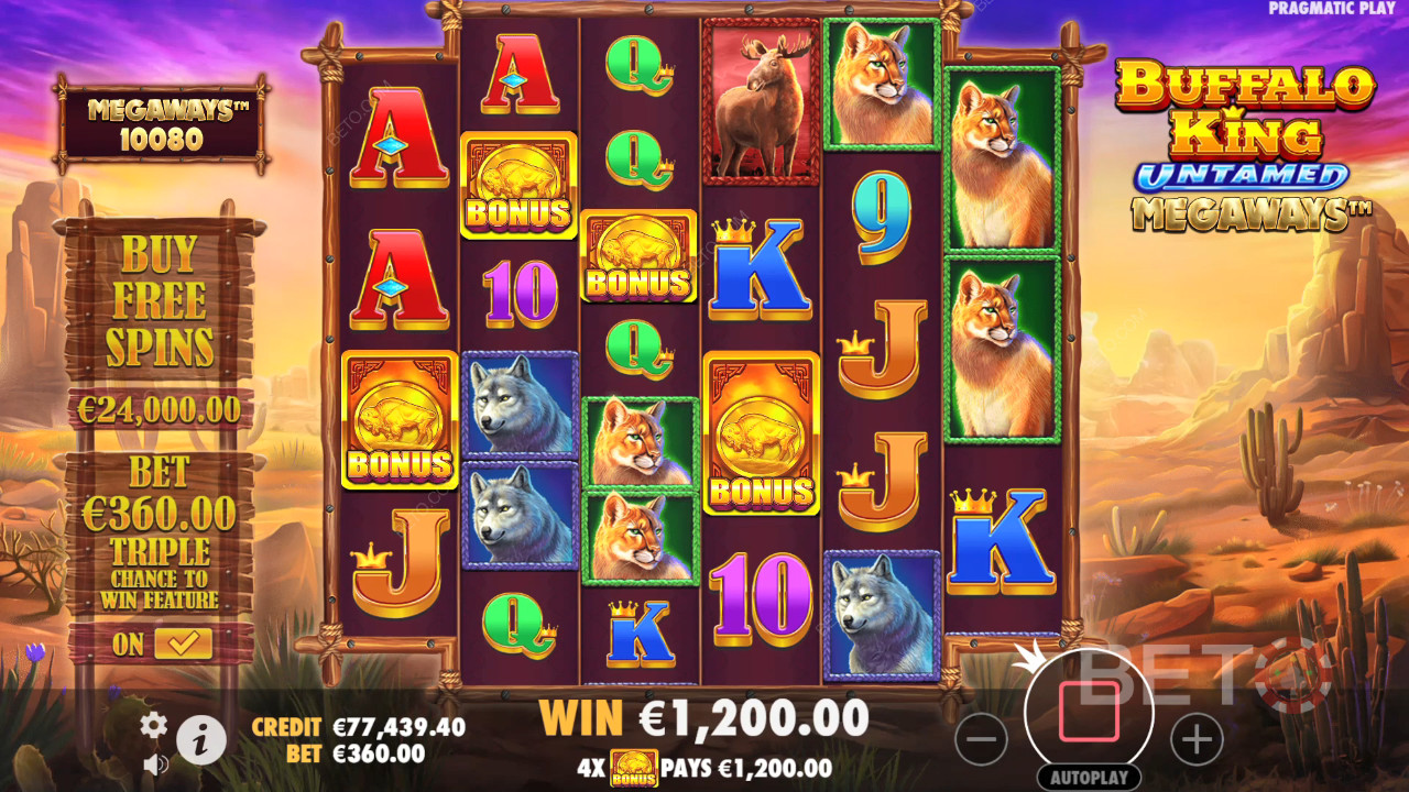 Buffalo King Untamed Megaways Gratis Spelen