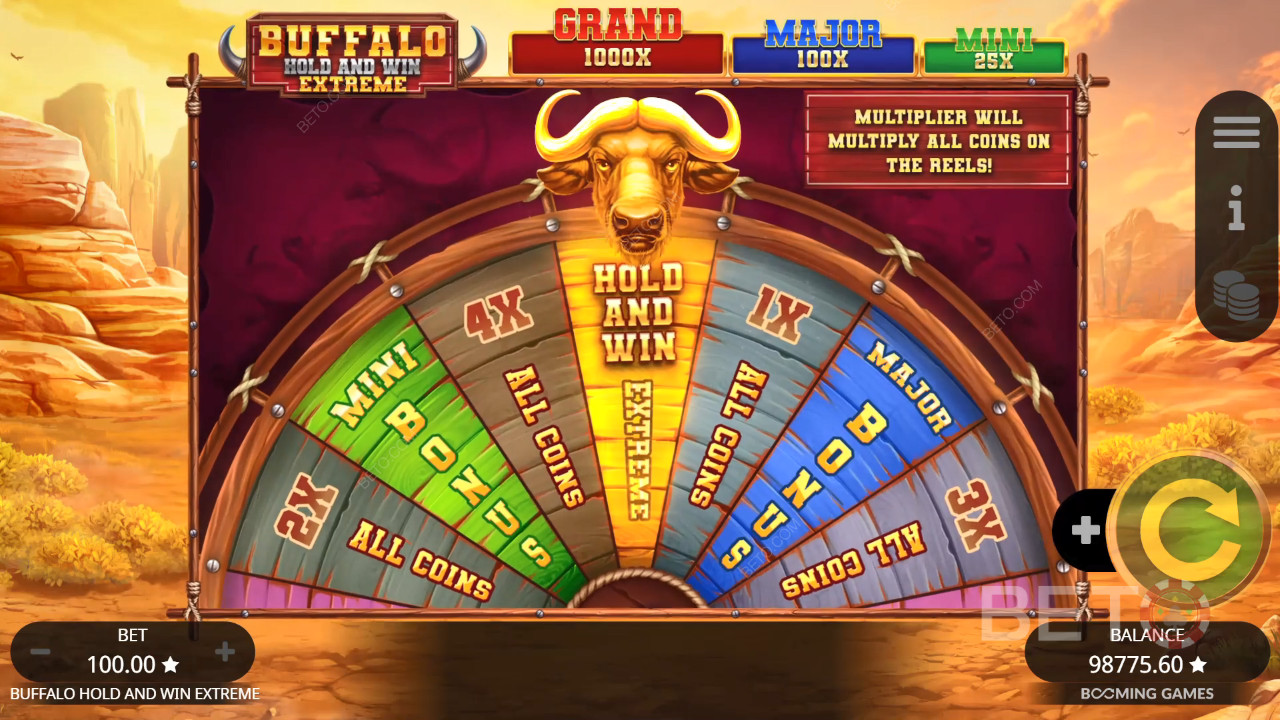 Buffalo Hold and Win Extreme Gratis Spelen