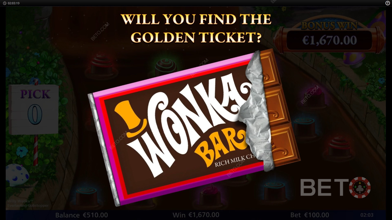 Verdict voor Willy Wonka Everlasting Gobstopper Slot Online