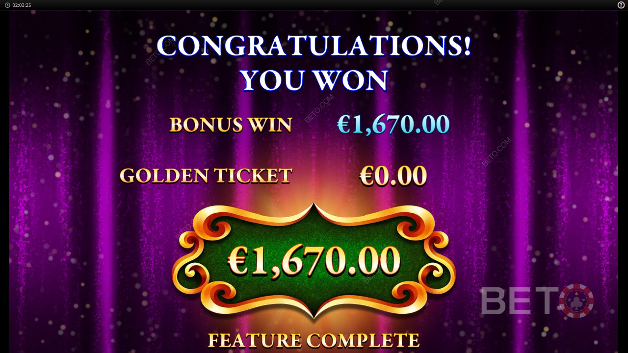 Win 2.000x je inzet in de Willy Wonka Everlasting Gobstopper Slot!