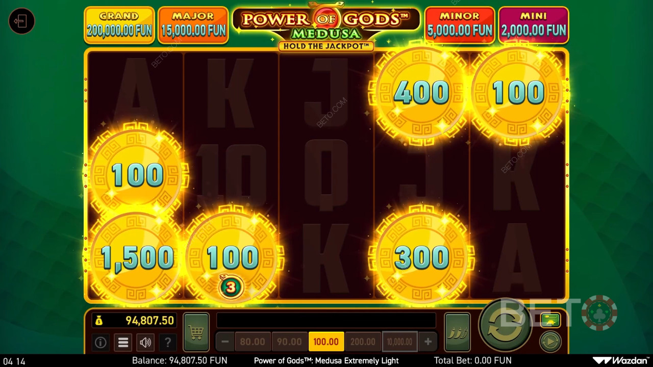 Power of Gods: Medusa Extremely Light Gratis Spelen