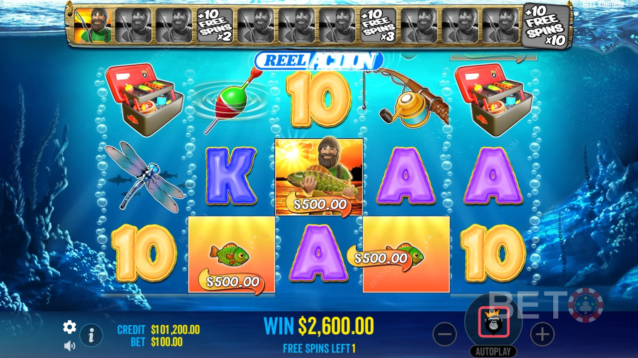 Bonusfuncties uitgelegd in Big Bass Bonanza Reel Actie door Reel Kingdom