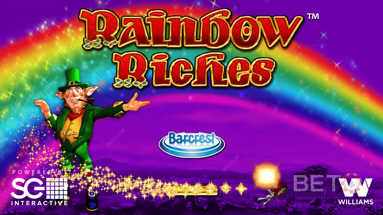 Rainbow Riches online slot openingsscherm