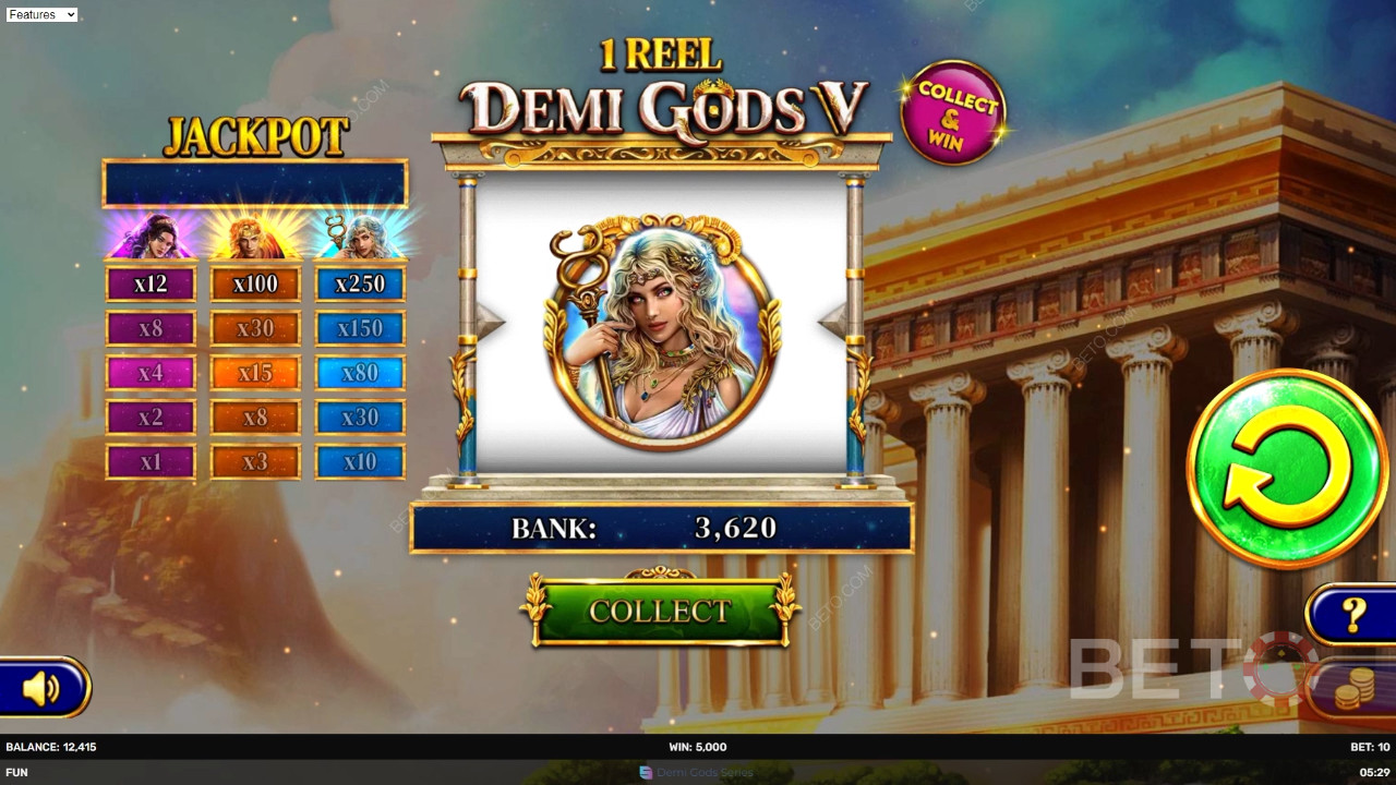 1 Reel - Demi Gods V Gratis Spelen