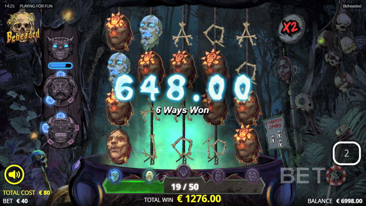 Win 15,950x je inzet in de Beheaded Online Gokkast!