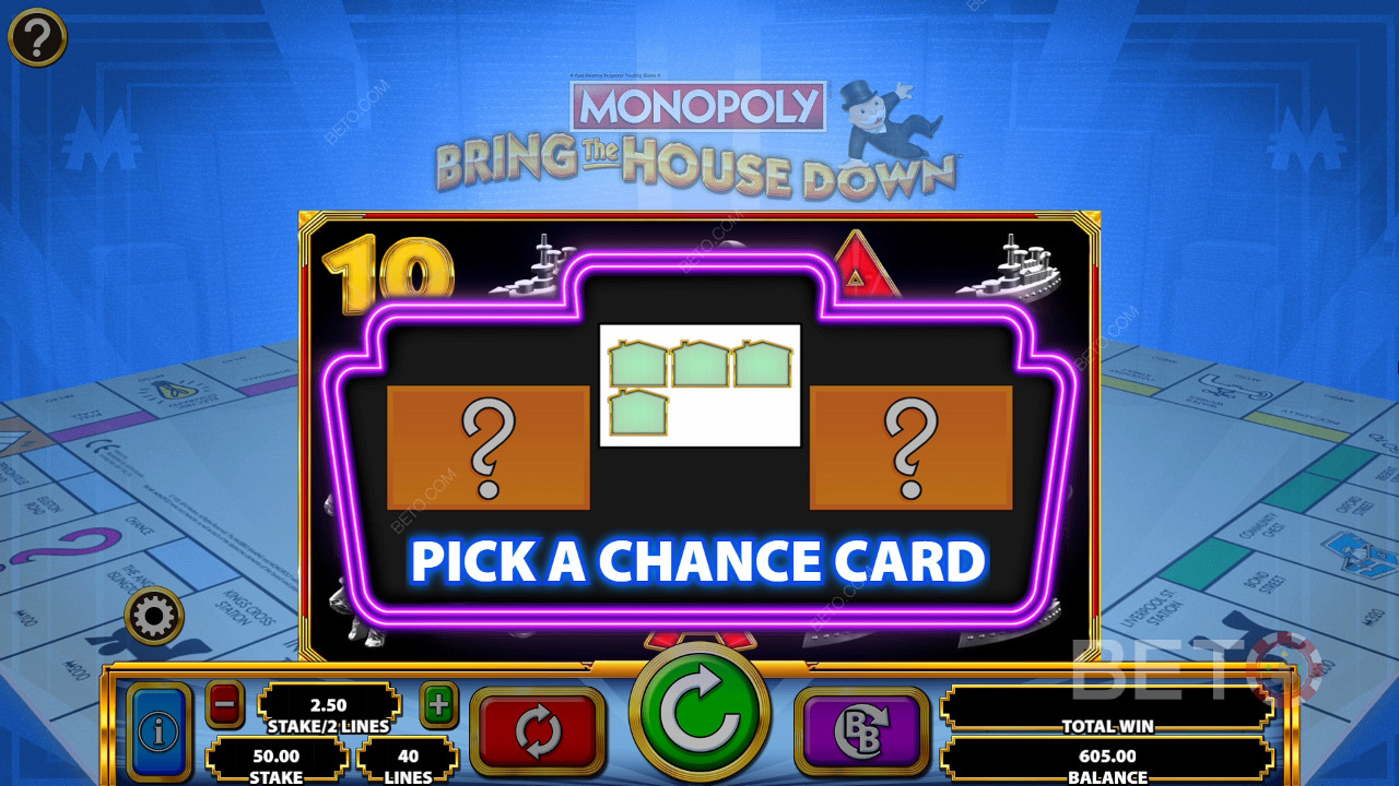Speciale kans in Monopoly: Bring the House Down