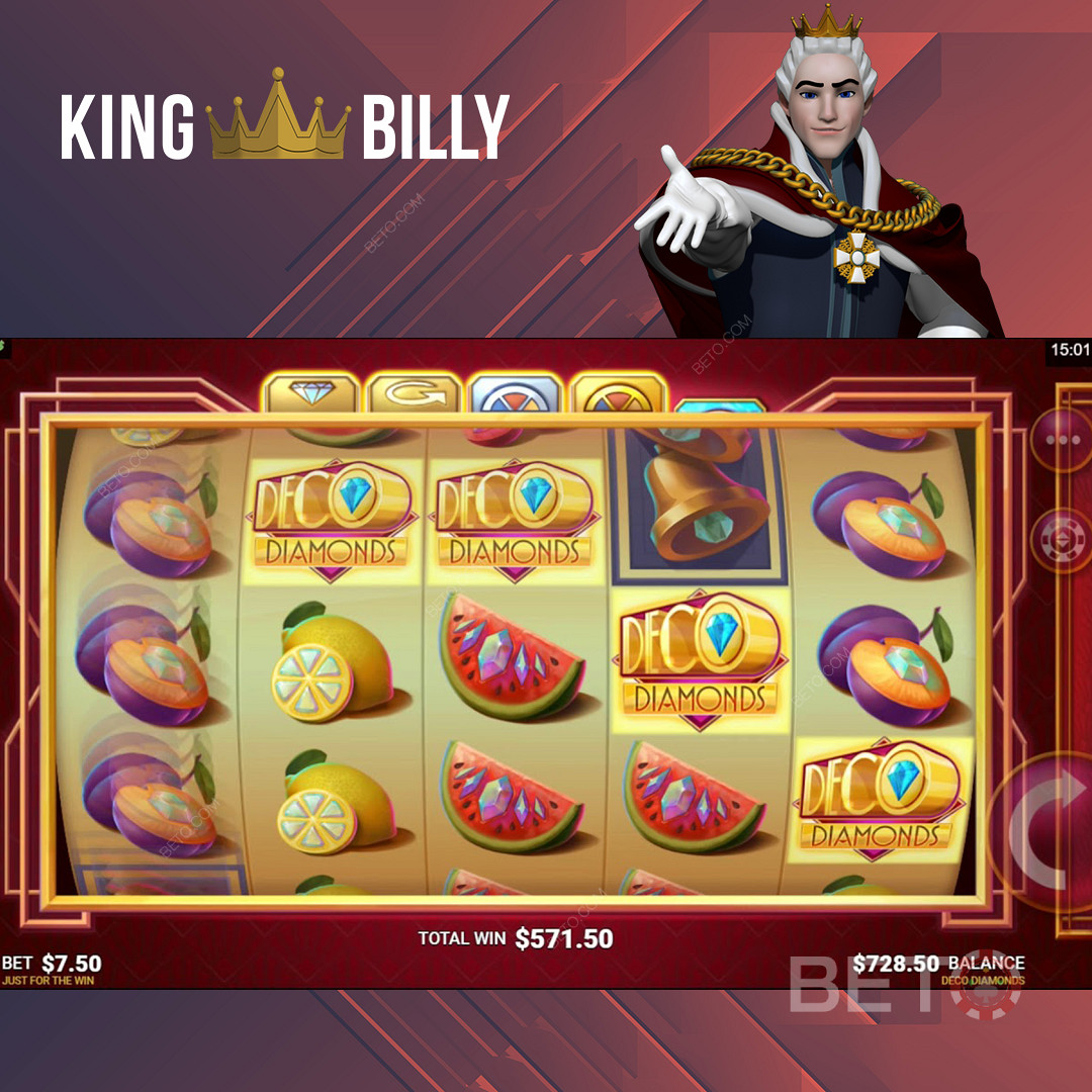 Speel spannende gokkasten op King Billy Online Casino