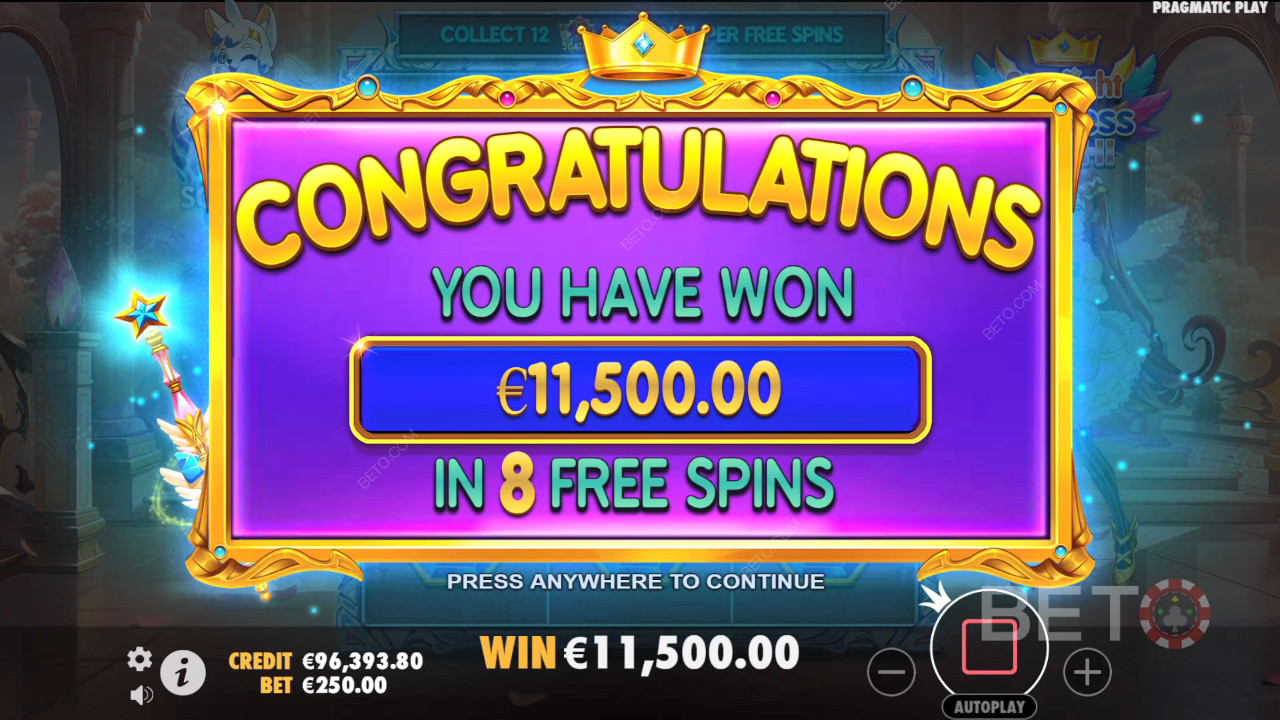 Win 5.000x je inzet in de Starlight Princess Pachi gokkast!