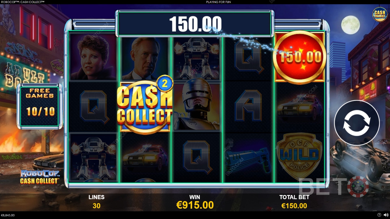 Is RoboCop: Cash Collect Online Gokkast de moeite waard?