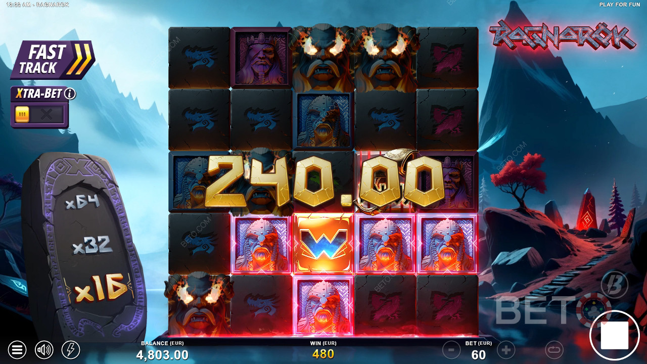 Win 10.000x je inzet in de Ragnarok gokkast online!