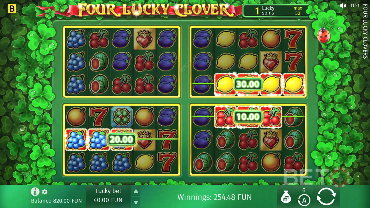 Four Lucky Clover Gratis Spelen