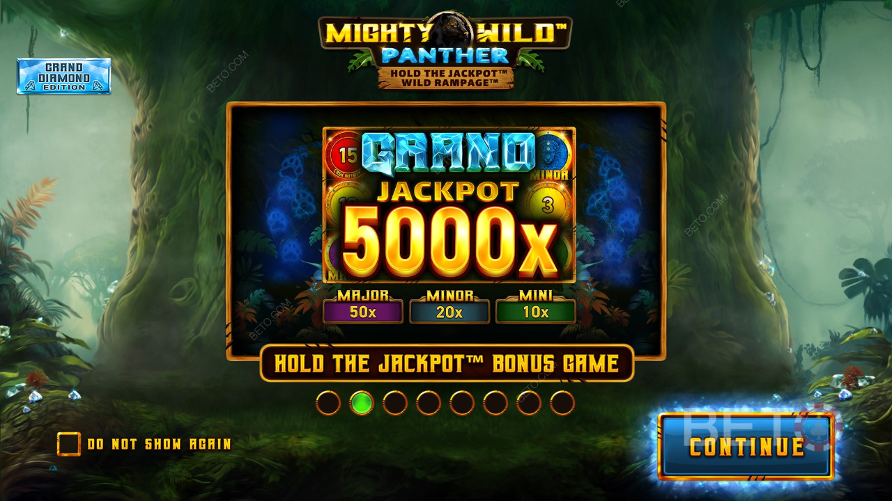 Bonusfuncties uitgelegd in Mighty Wild: Panther Grand Diamond Edition door Wazdan