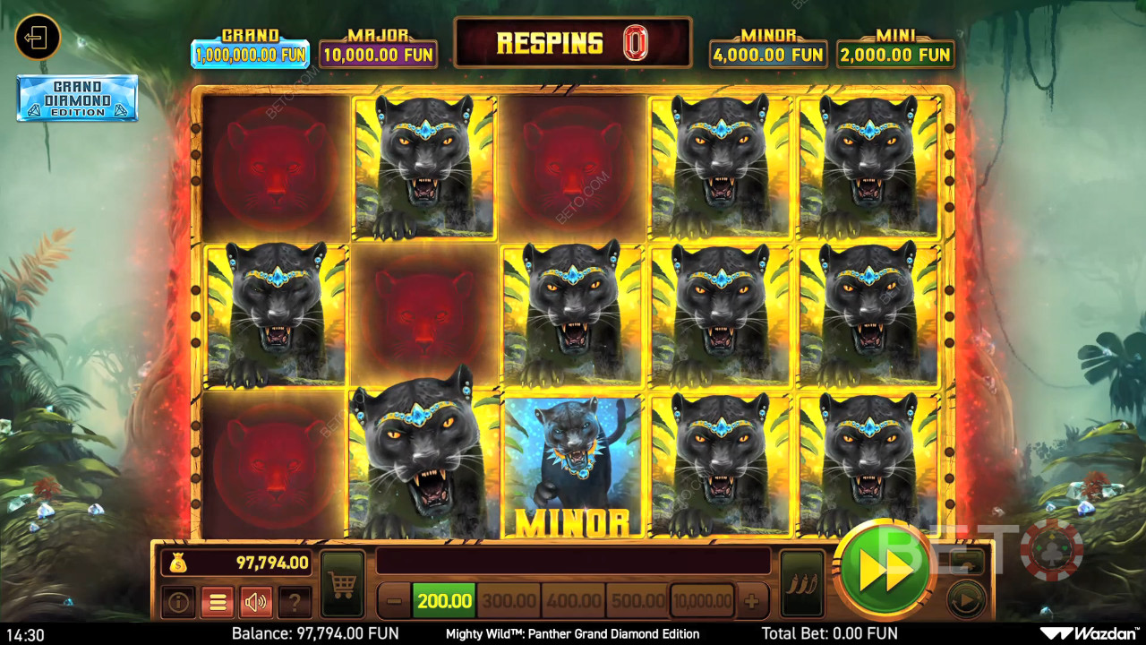 Mighty Wild: Panther Grand Diamond Edition Review door BETO Slots