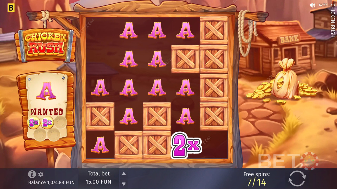 Bonusfuncties uitgelegd in Chicken Rush door BGAMING