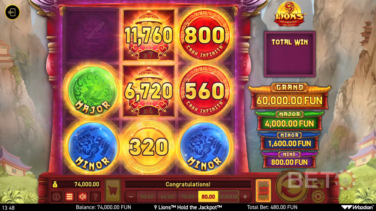 9 Leeuwen Houden de Jackpot Review door BETO Slots