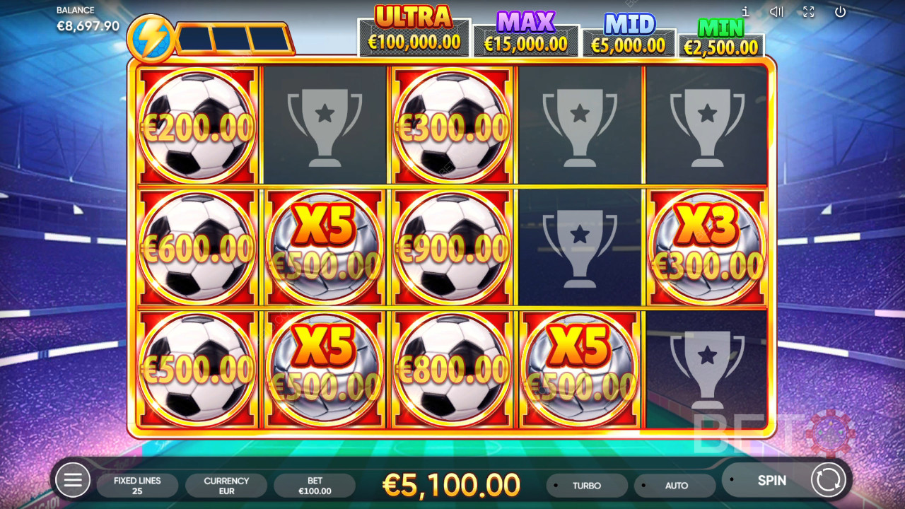 Voetbal Mayhem Beoordeling door BETO Slots