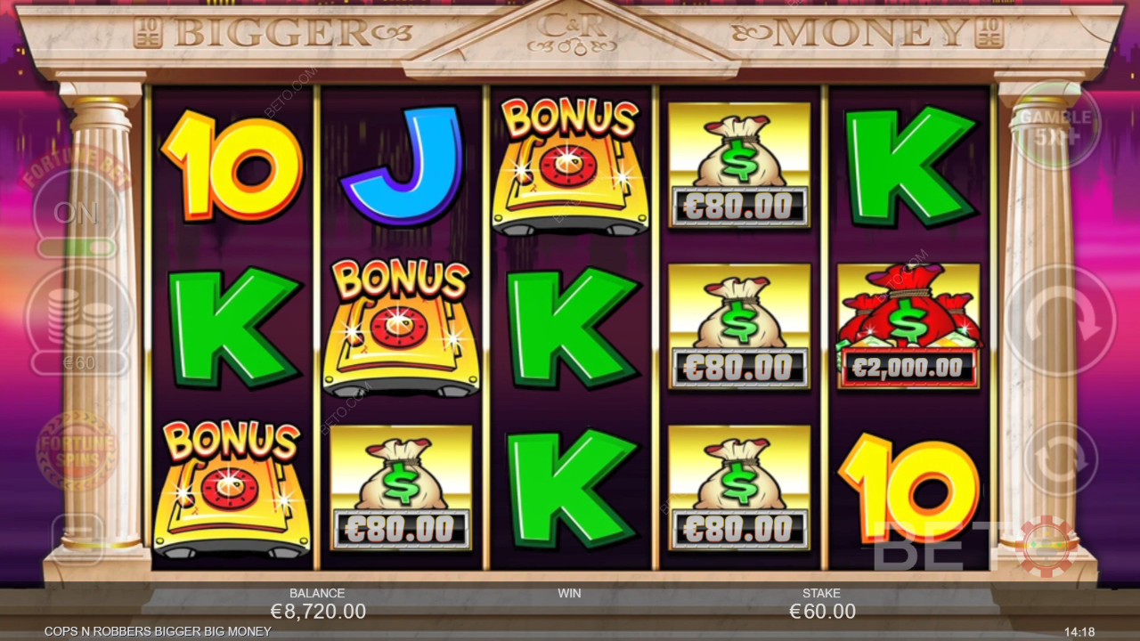 Cops 'n' Robbers Bigger Big Money Gratis Spelen