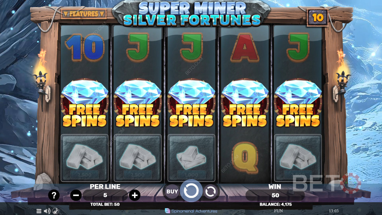 Super Miner Silver Fortunes Gratis Spelen