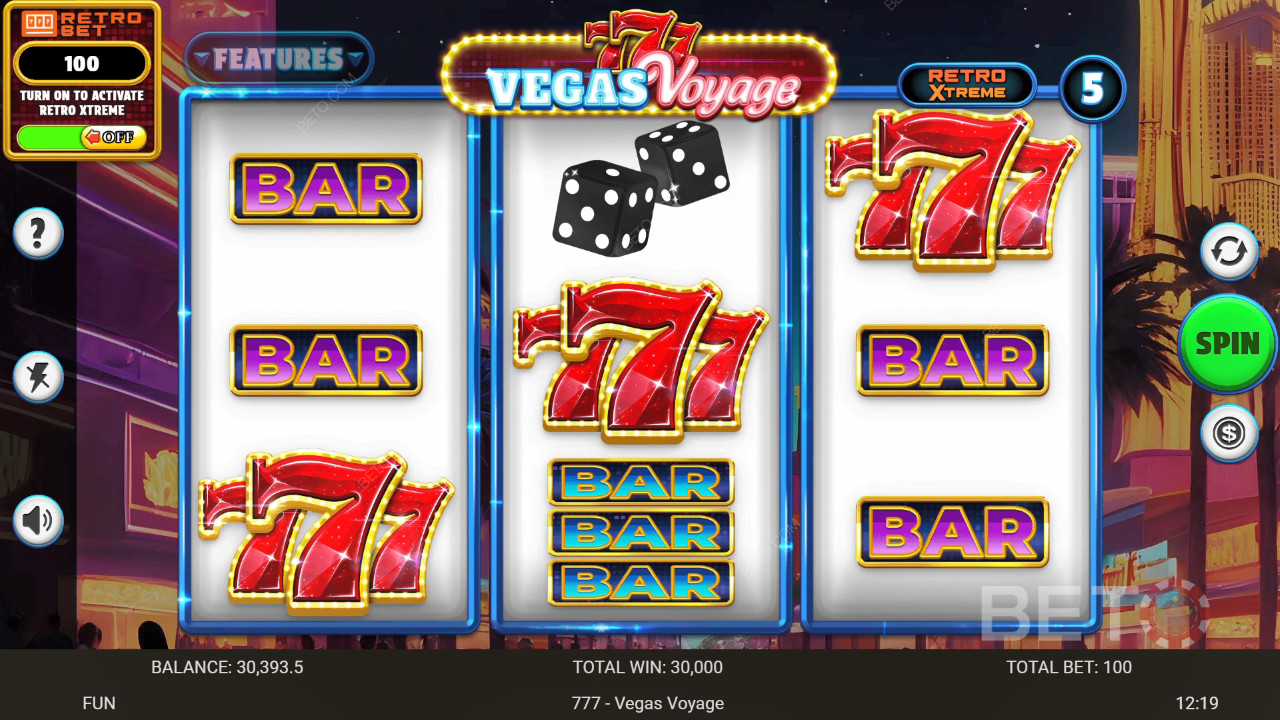 777 - Vegas Voyage Beoordeling door BETO Slots