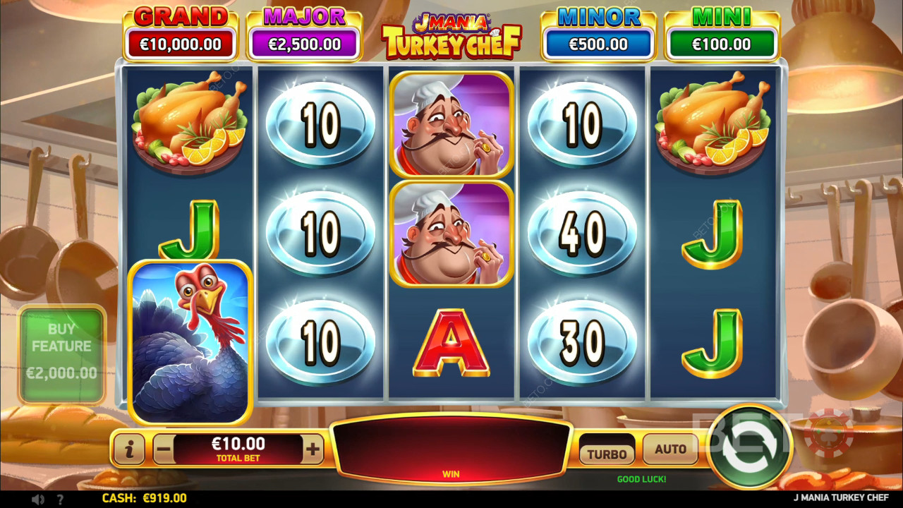 J Mania Turkey Chef Review door BETO Slots