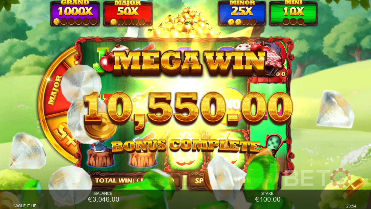 Win 5.000x je inzet in de Wolf It Up gokkast!