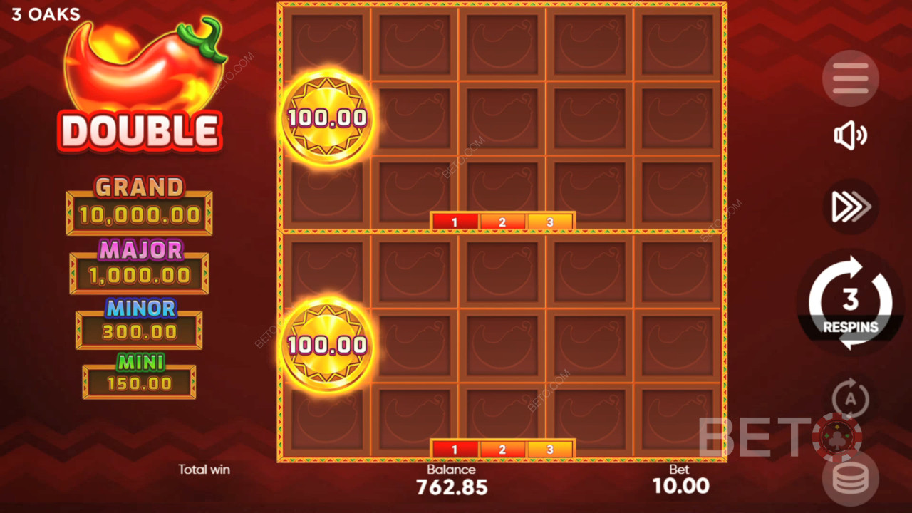 Win 1.000x je inzet in de 3 Hot Chillies Gokkast!