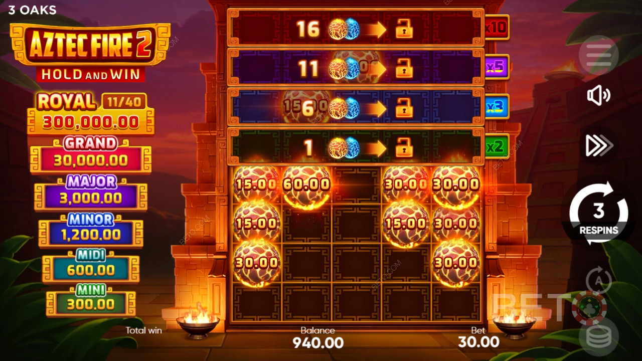 Aztec Fire 2: een online gokkast die het draaien waard is?