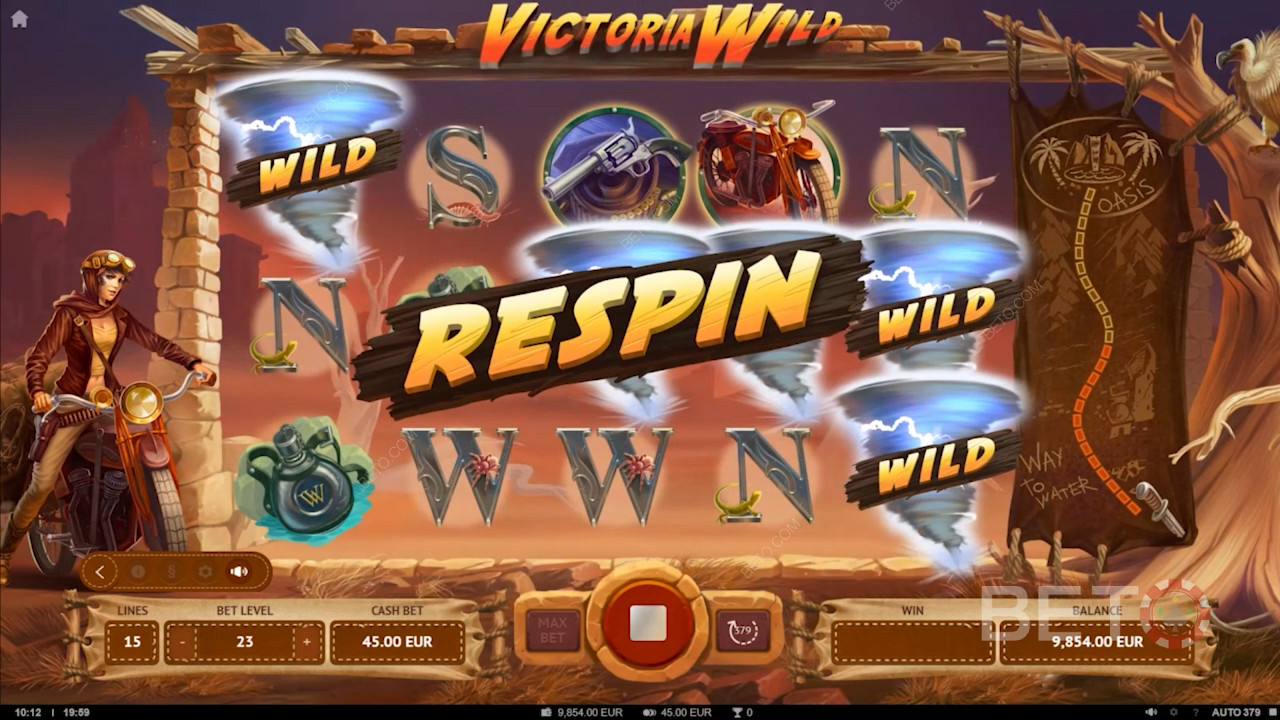 Victoria Wild gokautomaat met verschillende soorten Free Spins en een speciale bonus