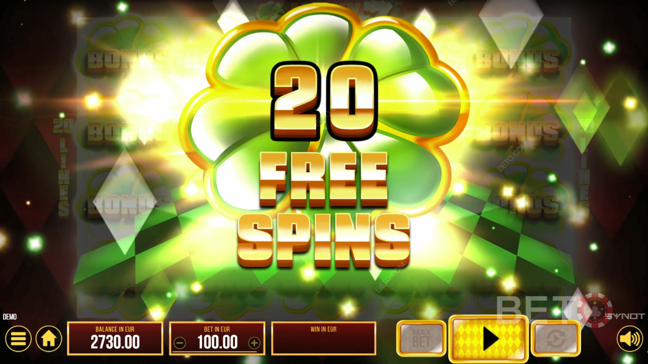 Win 500x je inzet in de Lucky 77 videoslot!