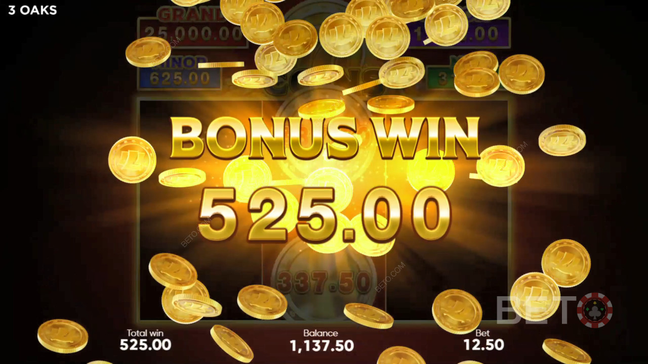 Bonusfuncties uitgelegd in 777 Coins van 3 Oaks Gaming
