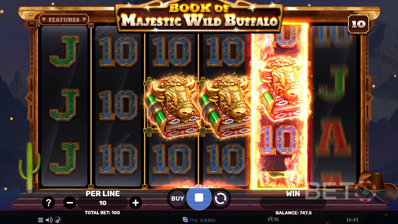 Boek van Majestic Wild Buffalo Review door BETO Slots