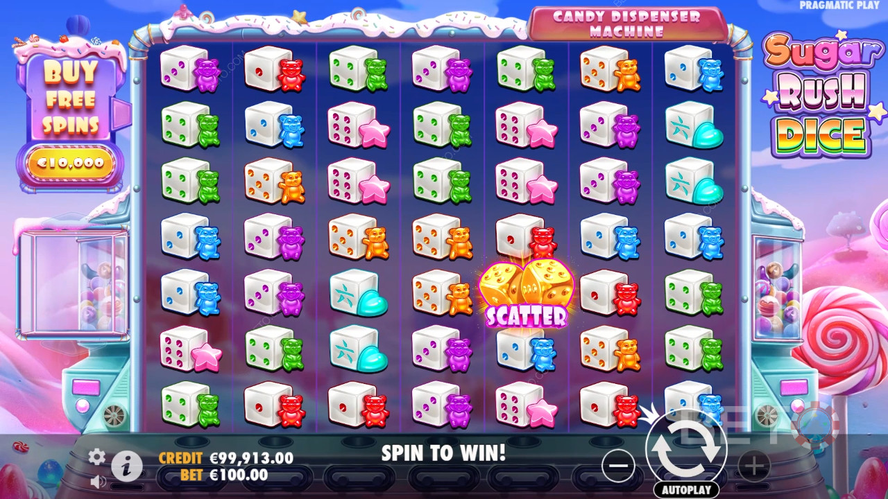 Verdict voor Sugar Rush Dice Online Gokkast