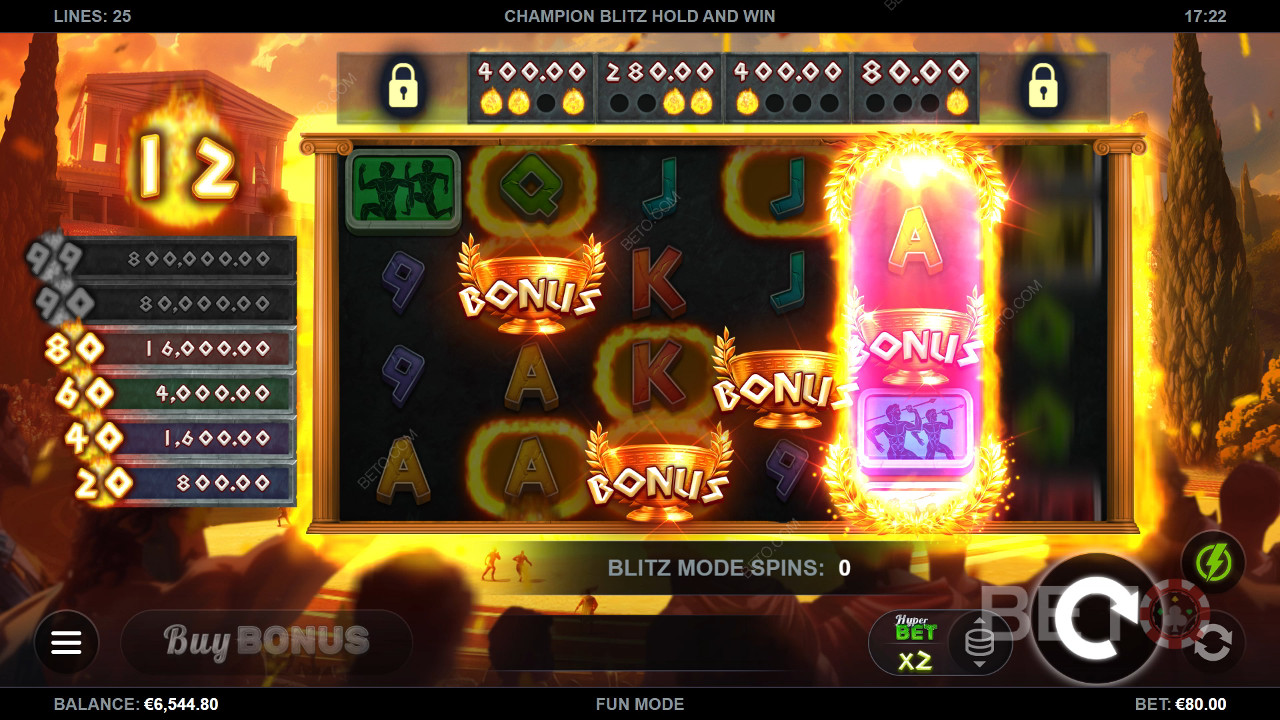 Champion Blitz Hold and Win Gratis Spelen