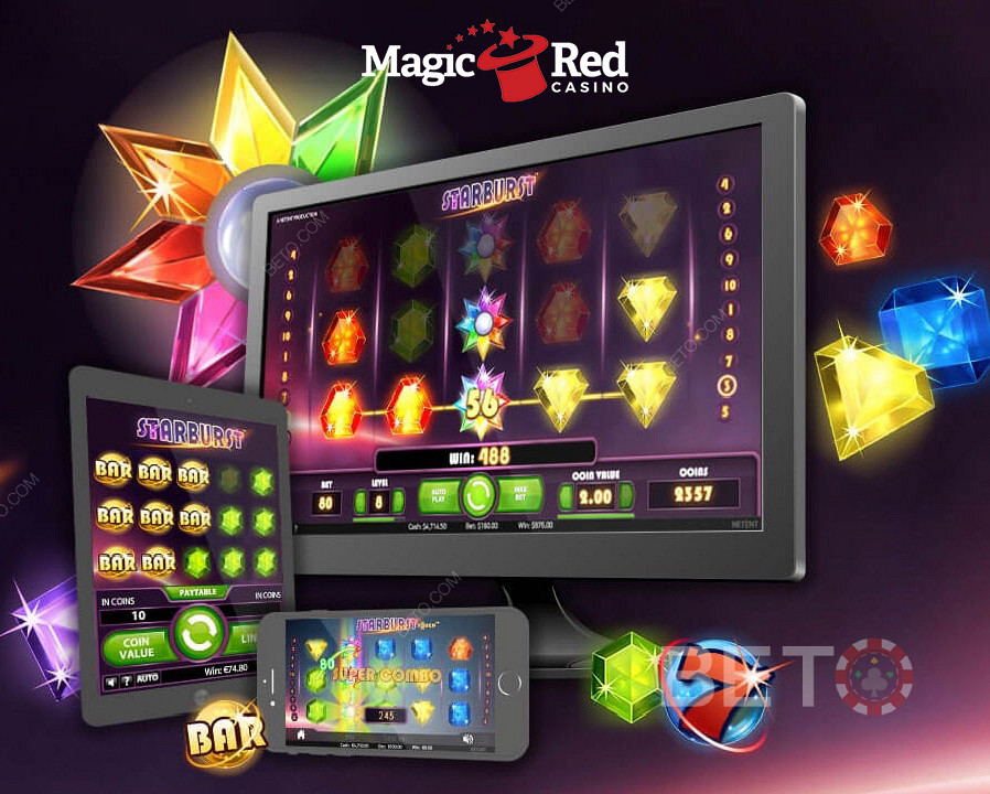 Begin gratis te spelen bij MagicRed mobiel casino.