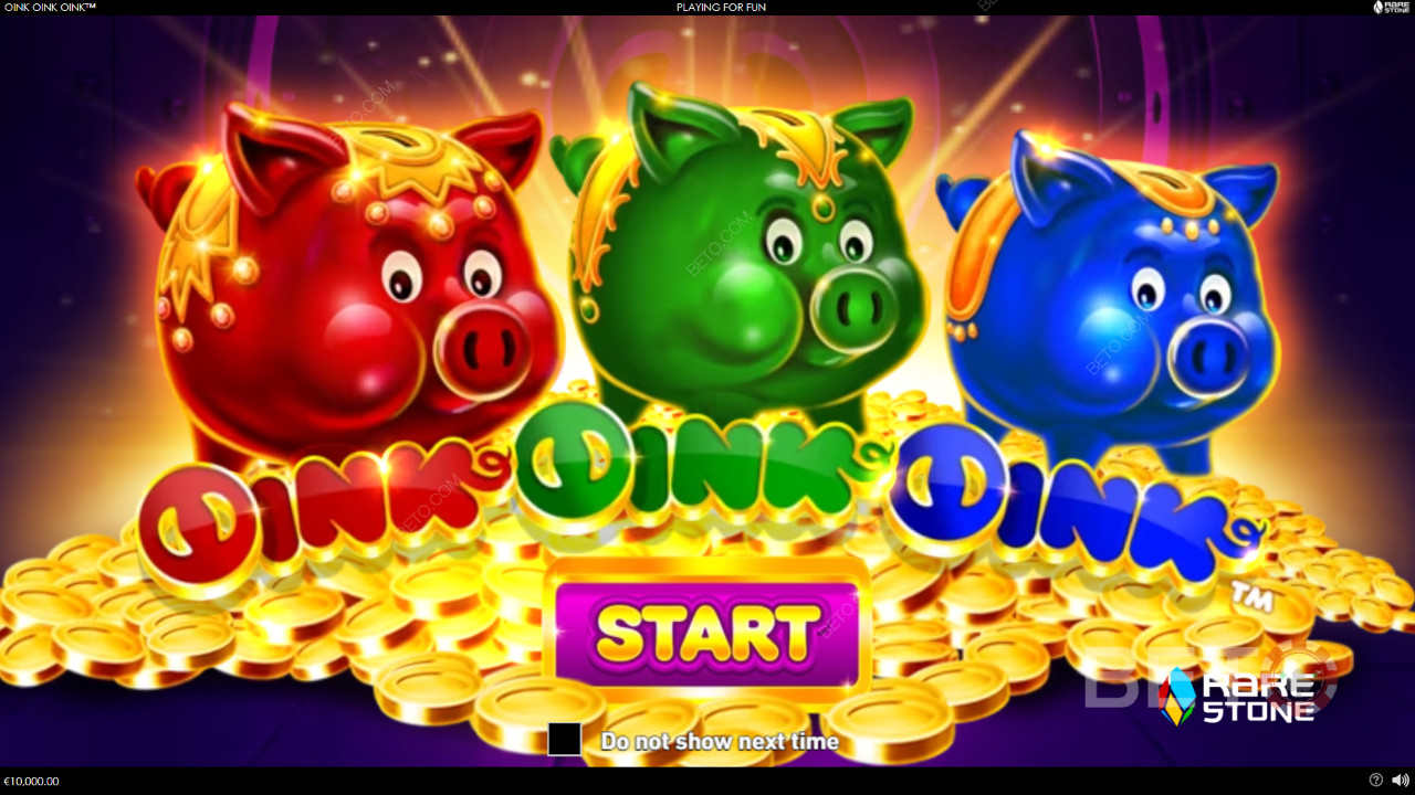 Win 2.000x je inzet in de Oink Oink Oink videoslot!