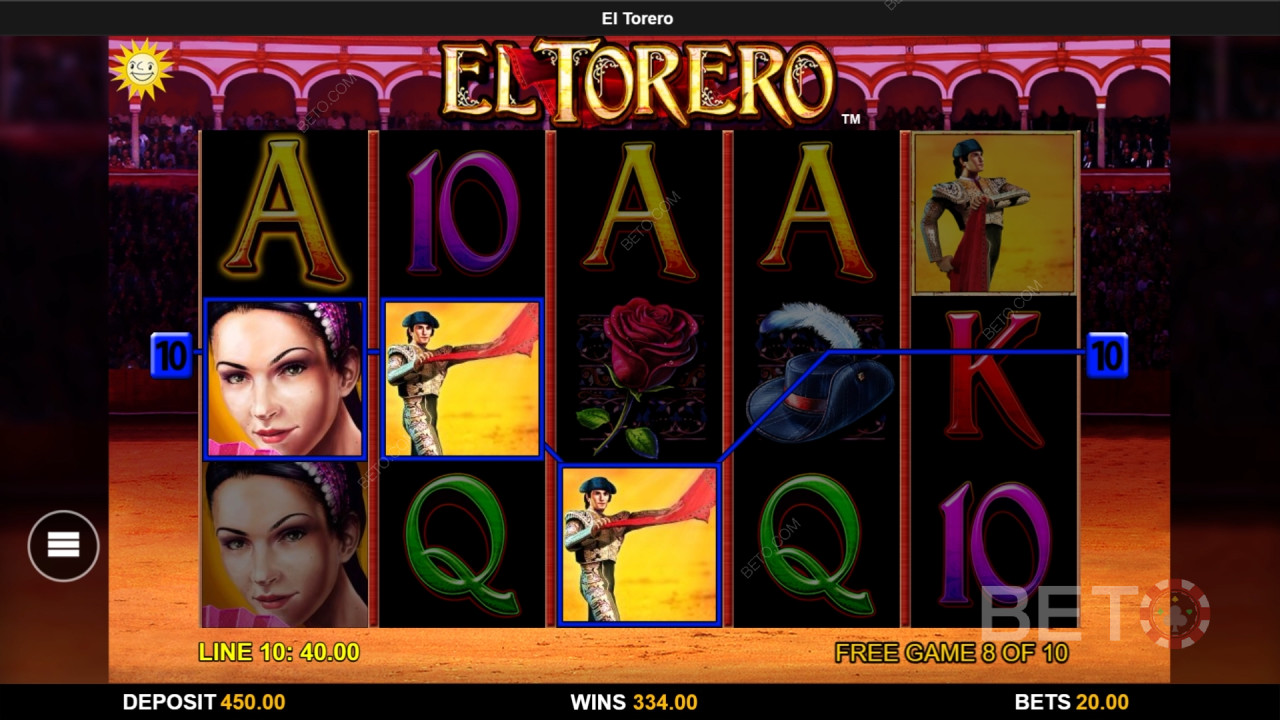 Win 1.000x je inzet op de El Torero gokkast!