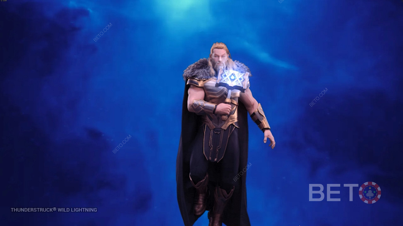 Thor is de enige godheid in Thunderstruck Wild Lightning online slot