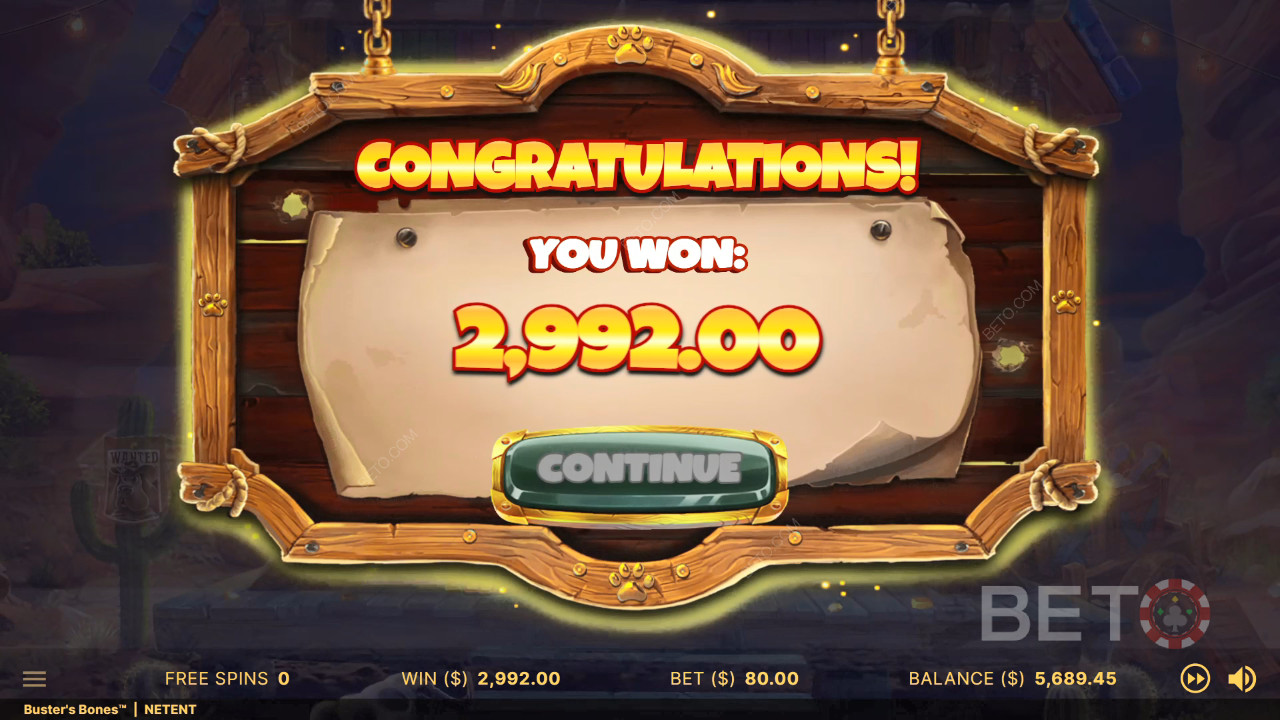 Win 973x je inzet in de Buster