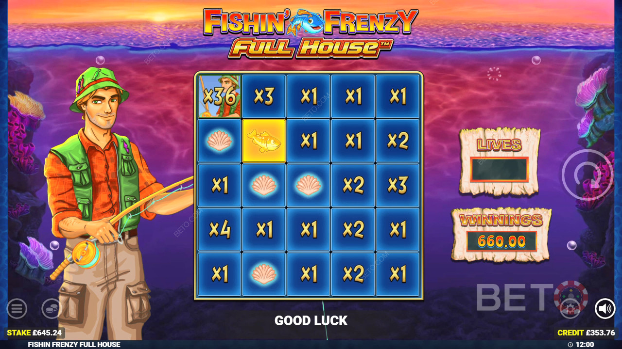 Win 1.300x je inzet in de Fishin