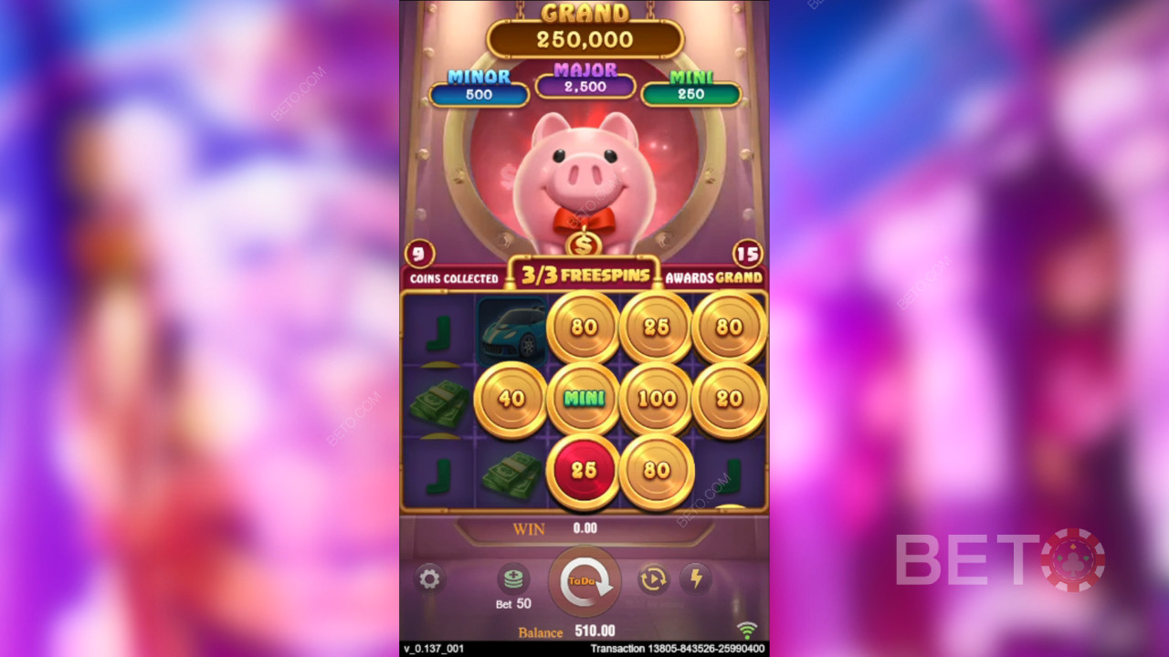 Hoe speel je 3 Lucky Piggy van TaDa Gaming?