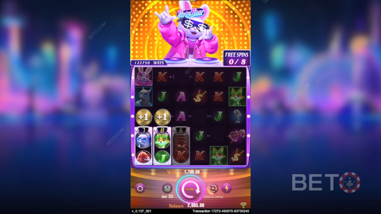 Party Star: Een online gokkast Moet je hem draaien?