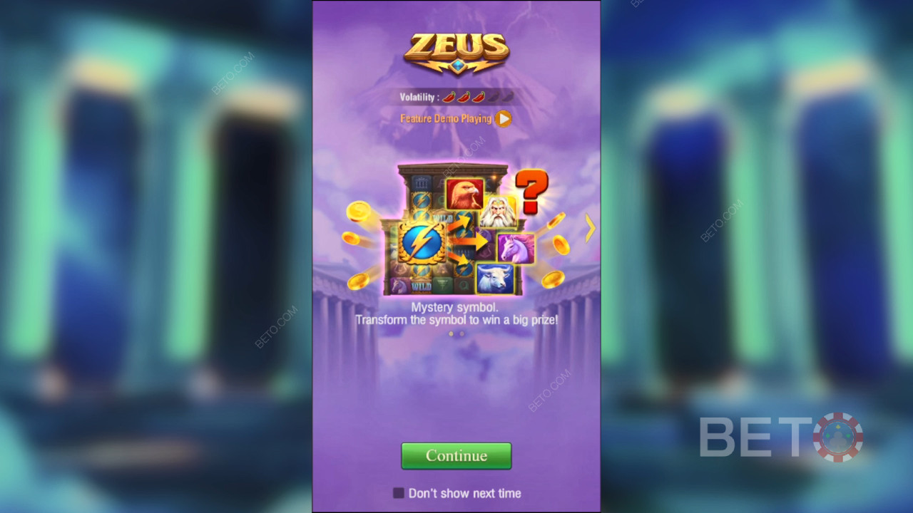 Bonusfuncties uitgelegd in Zeus van TaDa Gaming
