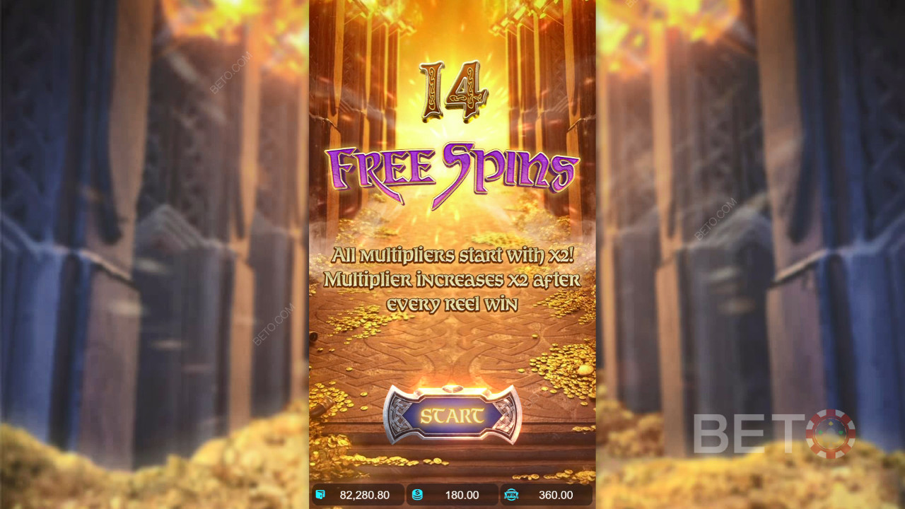 Win 25.000x je inzet in de Asgardian Rising gokkast!