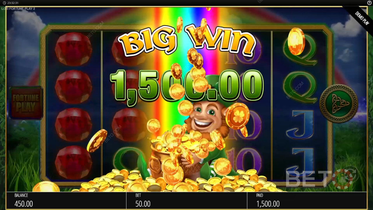 Win 50.000x je inzet in de Luck O The Irish Fortune Spins 2 gokkast!