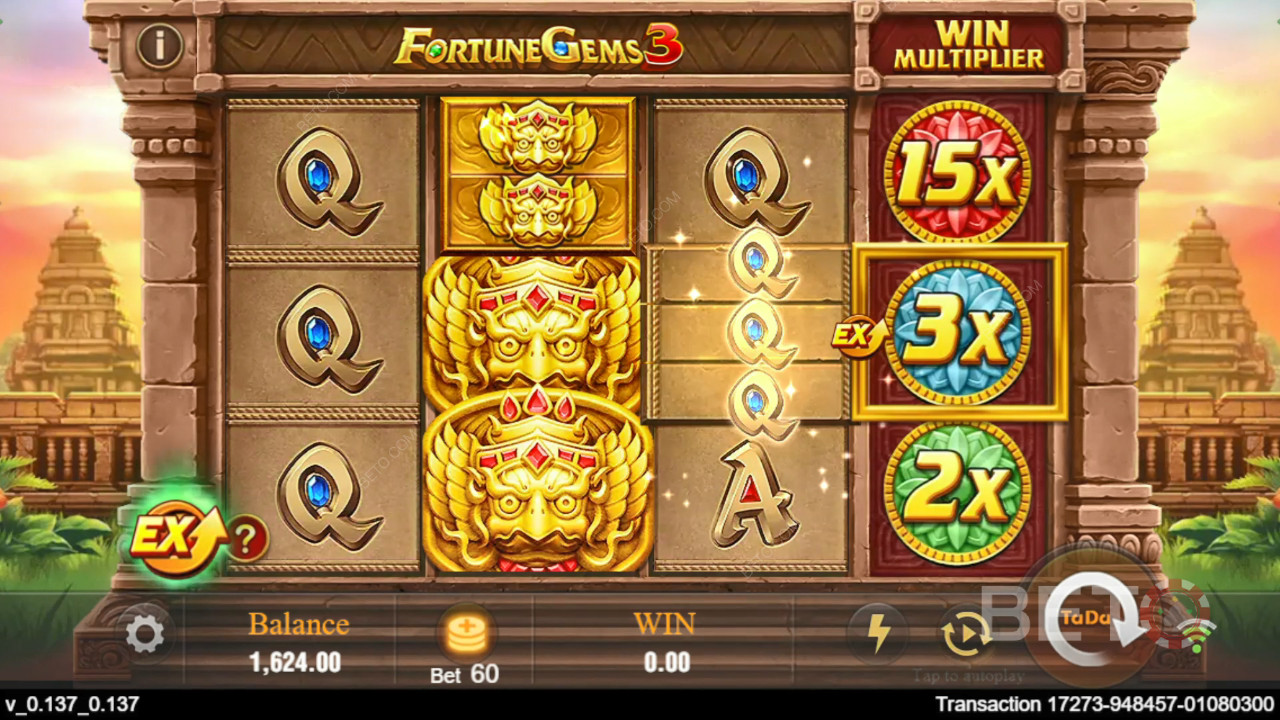 Bonusfuncties uitgelegd in Fortune Gems 3 van TaDa Gaming
