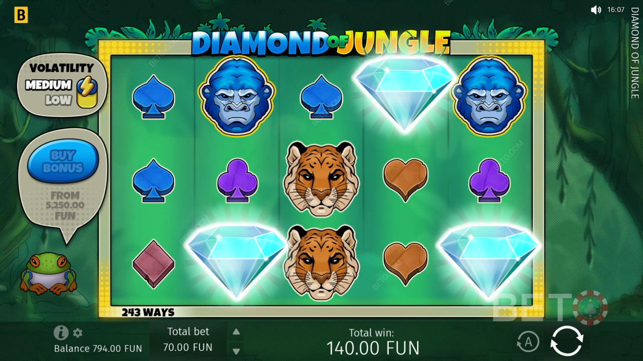 Diamond Of Jungle Gratis Spelen