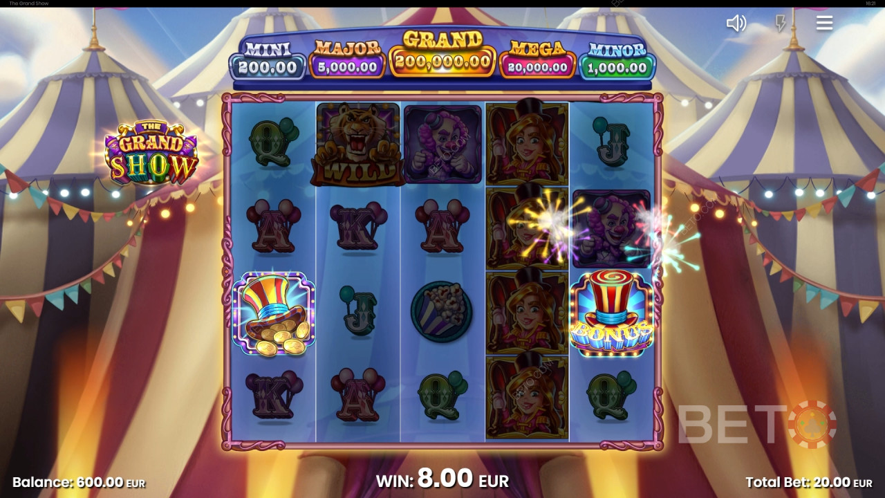The Grand Show Gratis Spelen