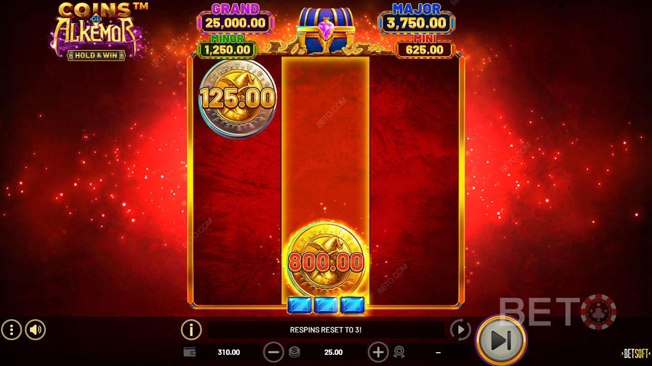 Win 3.600x je inzet in de Coins of Alkemor - Hold & Win Gokkast!