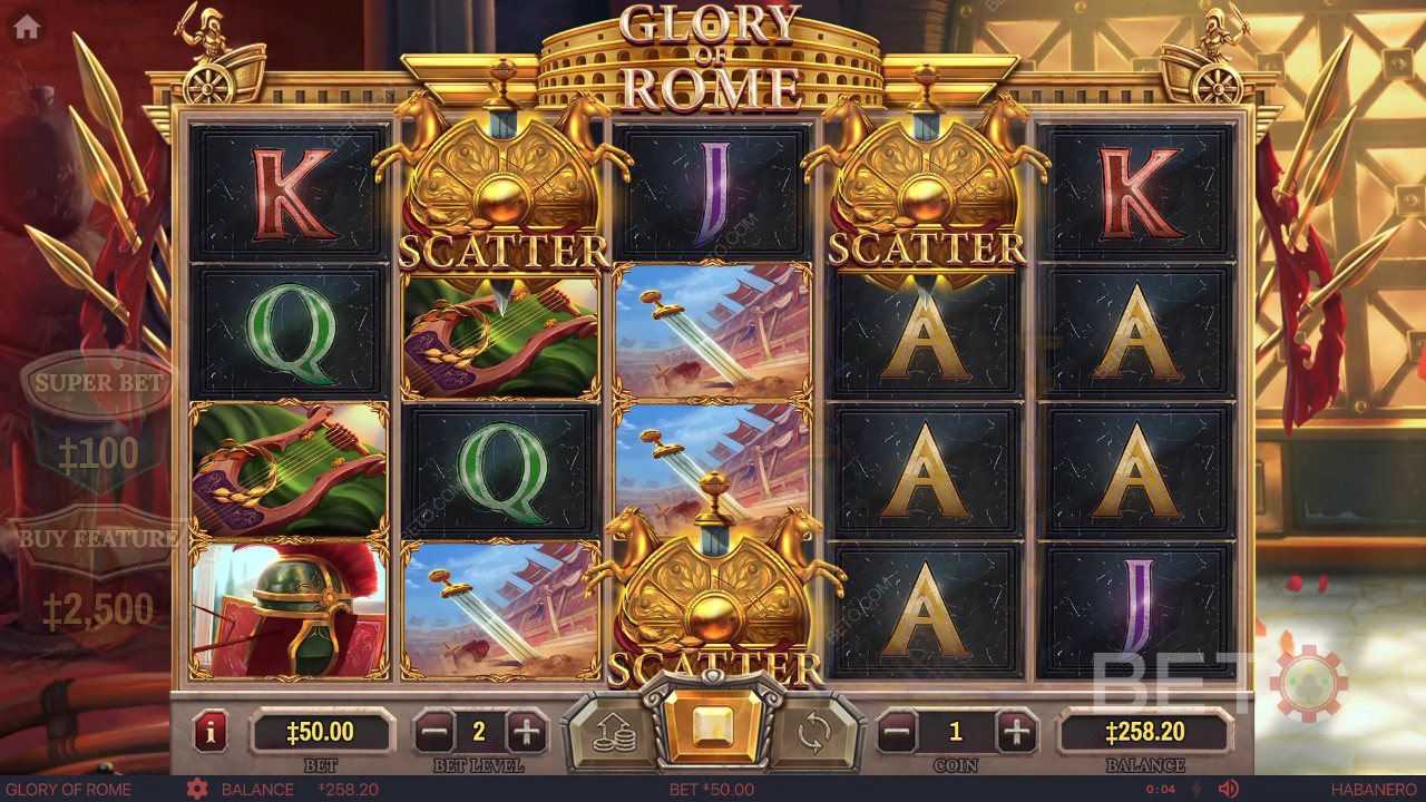 Glory of Rome (Habanero) Gratis Spelen