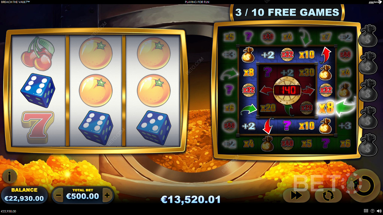 Bonusfuncties uitgelegd in Breach The Vault door Playtech